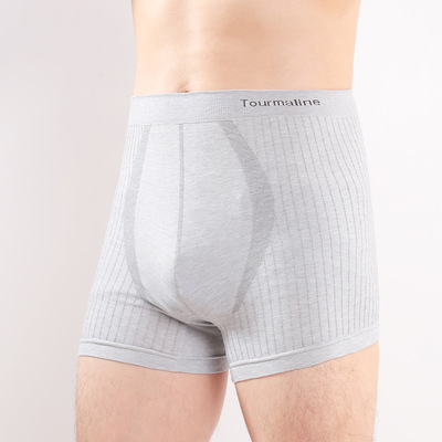 极速现货托玛琳电气石内裤负离子远红外K功能无缝内裤男士透气内