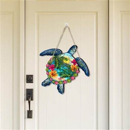 极速Holiday Turtle Wooden SignboCard Summer Theme Wooden Tag