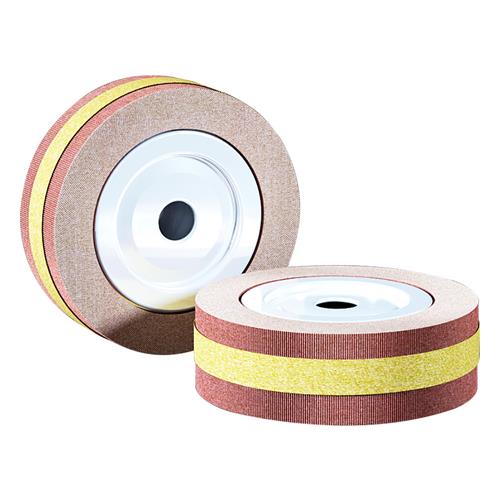 极速千页轮千f叶轮不锈钢抛光轮纱皮纸打磨轮夹头页轮砂纸轮250*8