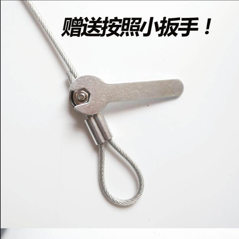 极速扣环全套锁扣搭棚拉紧器强度C细钢丝绳软m包塑打孔不锈钢安装