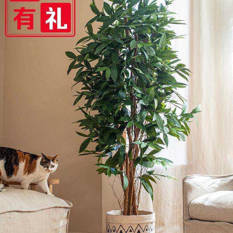 仿真绿植星点木盆景大型仿生室内植物假树客厅商业造景门店软装饰