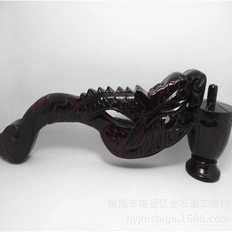 龙木雕手炉