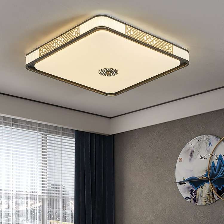 卧室新中式吸顶灯客厅灯家用轻奢现代简约吸顶灯创意网红房间灯具