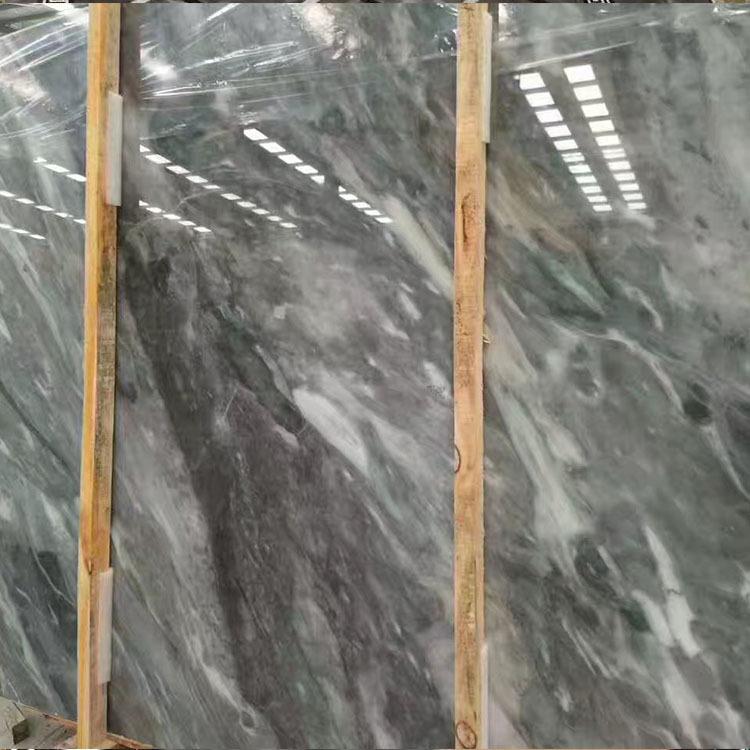 古堡灰大理石工程家装别墅圆柱门槛石地砖灰色通体大理石