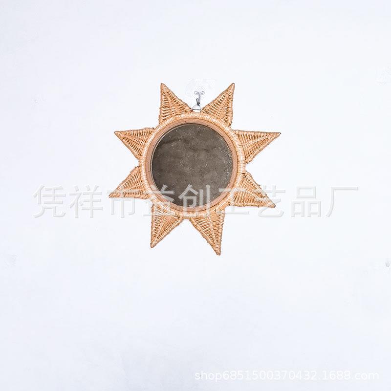 星星挂饰圣诞节派对装饰挂件客厅餐厅墙面壁挂复古装饰镜子