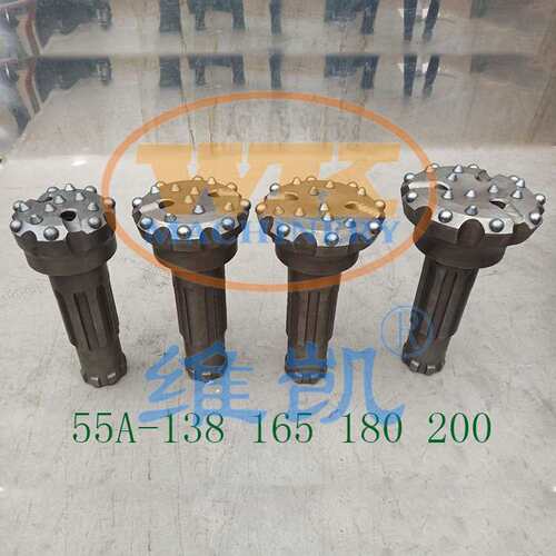 适配55A潜孔钻机5寸高风压冲击器潜孔钻头 规格齐全