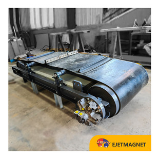 永磁带式除铁器 悬挂自动卸铁 磁选除铁设备