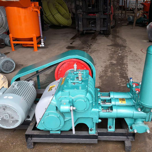 BW150三缸注浆机 泥浆泵 管道清水清洗泵往复泵 旋片式真空泵