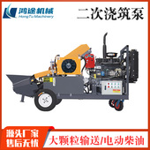 现货15型斜式 高配二次浇筑泵水泥大沙细石上料机混凝土输送泵地泵