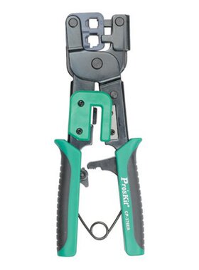 台湾宝工CP-376ER双口6/8P棘轮压接钳网线钳电话电脑水晶头压线钳