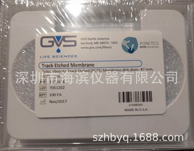 GVS聚四氟乙烯滤膜PTFE孔径0.22um直径47mm 1215487批发