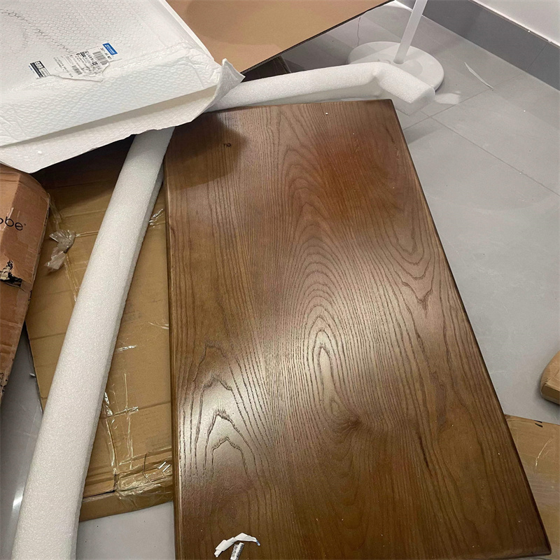 木板定制实木原木松木榆木吧台板办公餐桌面板长方形圆桌隔板定做