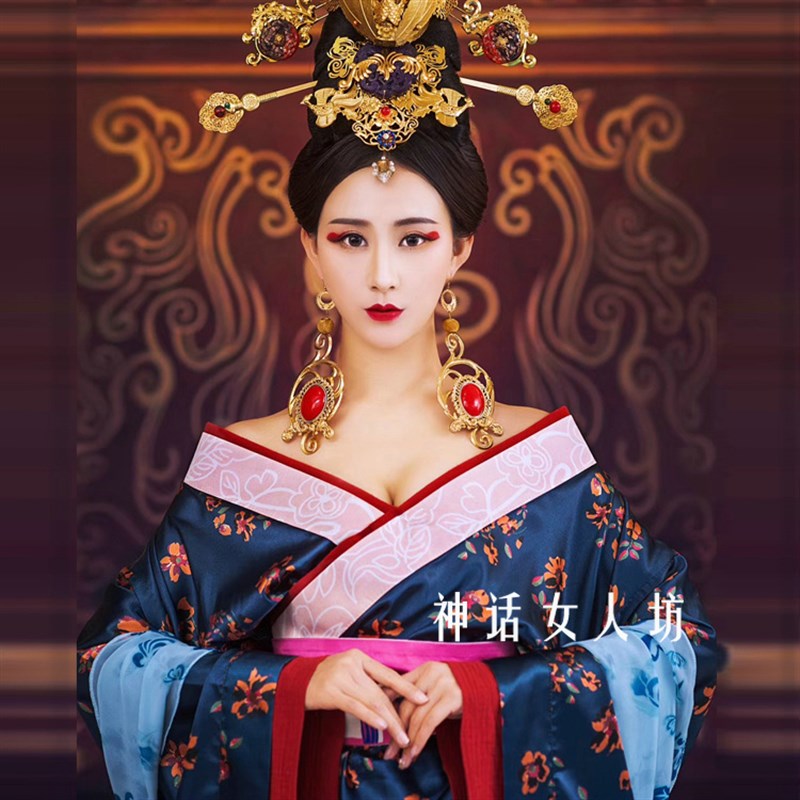 极速影楼写真古装汉服妃子装性感民族服装/舞台装