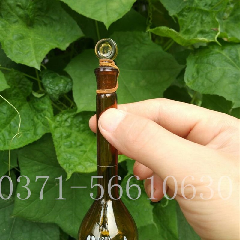 极速棕色容量瓶k25ml20ml茶色容量瓶实验室量器
