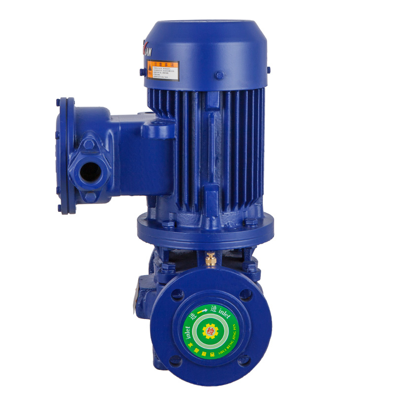 极速IRG0.7h5KW立式防暴管道泵YG管道离心泵380V工业25 40-125 50