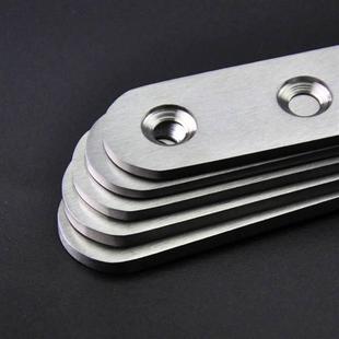 极速码不锈钢304角一字片五金配件连接连接直铁片平家Y具码片固定