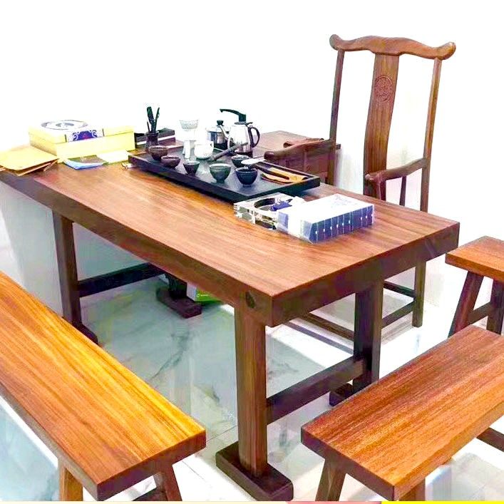 极速奥坎大板茶桌实木原木茶台茶C板红木办公桌餐桌书桌面独板整,商业/办公家具,大板桌,淘宝优惠券,粉丝福利购,淘宝优惠卷