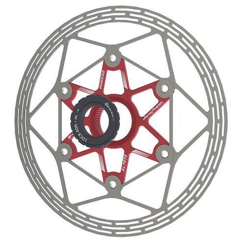 极速登山车c公路车碟煞碟片160 140mBm煞车 六钉中锁超轻中锁盖叠