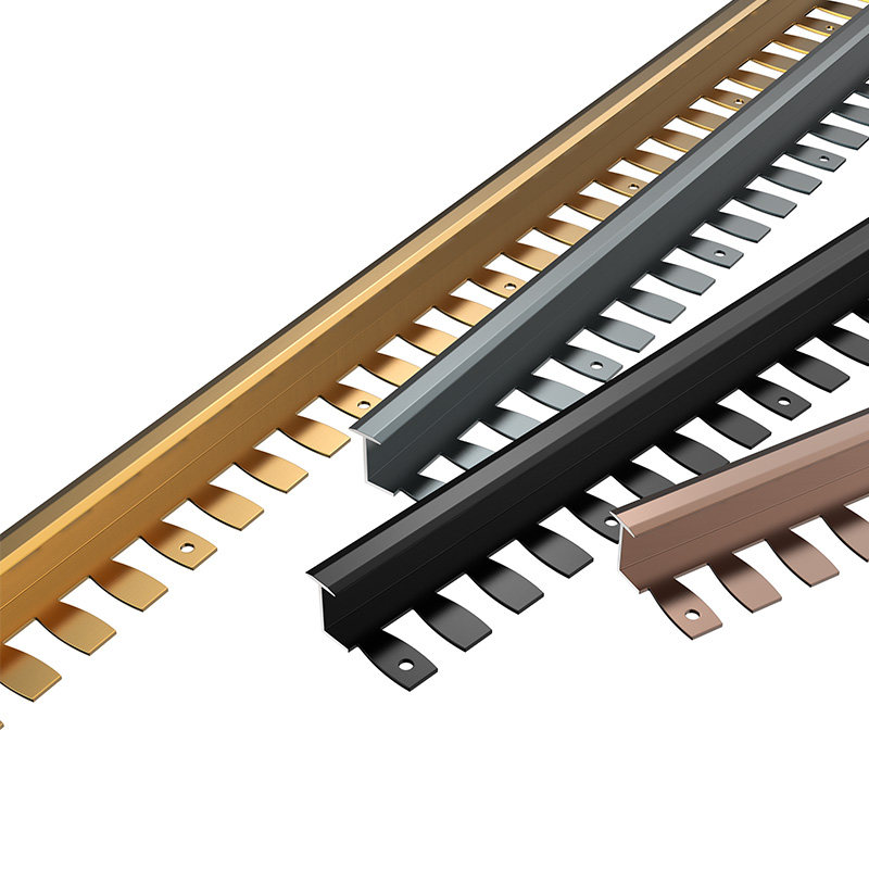 极速铝合金T型i收边条木地板压边条瓷砖过门石窄面压条地砖收口门