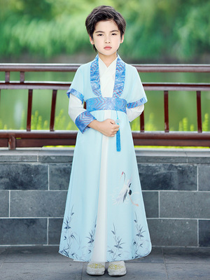 速发2025新学儿童少爷服古装古童帅气男风汉服中国风幼儿国款服演