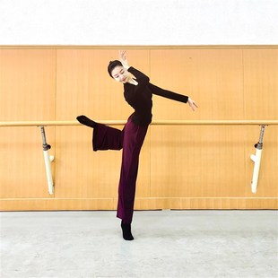 速发古典舞上衣代功服装 芭蕾莫练尔高领舞练服艺考 训舞蹈服长袖