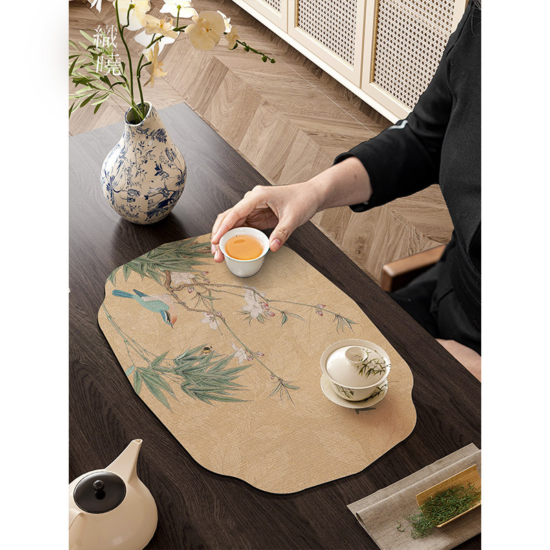 速发新席茶茶席吸水凉垫子茶桌垫布式垫茶杯垫干泡中防水桌旗茶台,居家布艺,茶席,淘宝优惠券,粉丝福利购,淘宝优惠卷