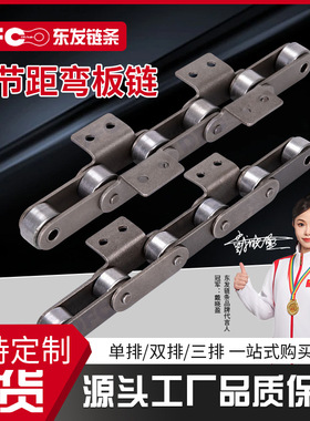 工业输送链条C210ALC212ALC216ALC232AL双节距大滚珠弯板输送链条