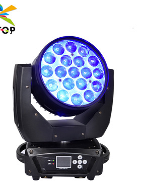 19x15W RGBW 4IN1 调焦摇头染色灯圈控跑马效果19颗15瓦贴片灯珠