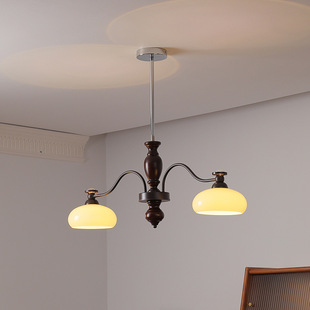 法式中古风客厅主灯高级感美式复古主卧室餐厅灯具2025新款