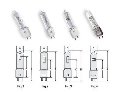 USHIO/优秀 J110V-1000WB 红外线感应灯 卤钨灯 红外线加热灯