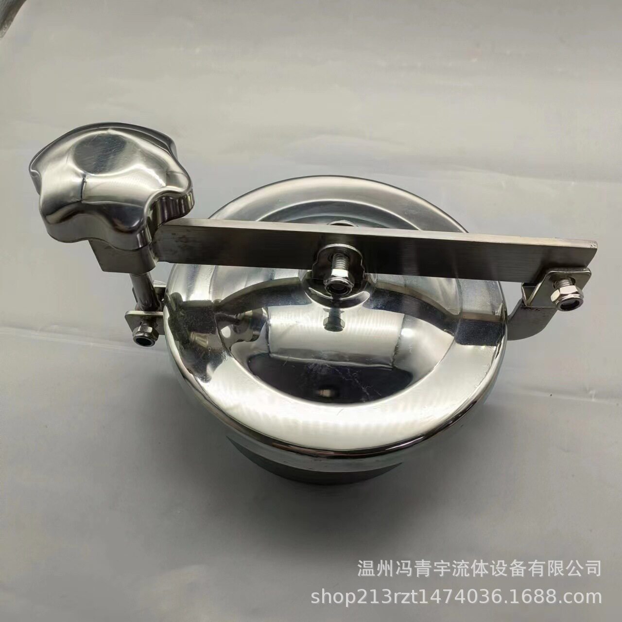 不锈钢304卫生级常压人孔卫生级圆形翻边手孔厂家直供