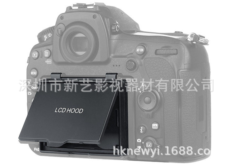 直销NEWYI适用Ni尼ko康D850遮阳罩LCD屏遮阳罩防烈日直射遮光