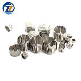 现货304不锈钢敌克松θ环填料金属θ网环填料生产厂家