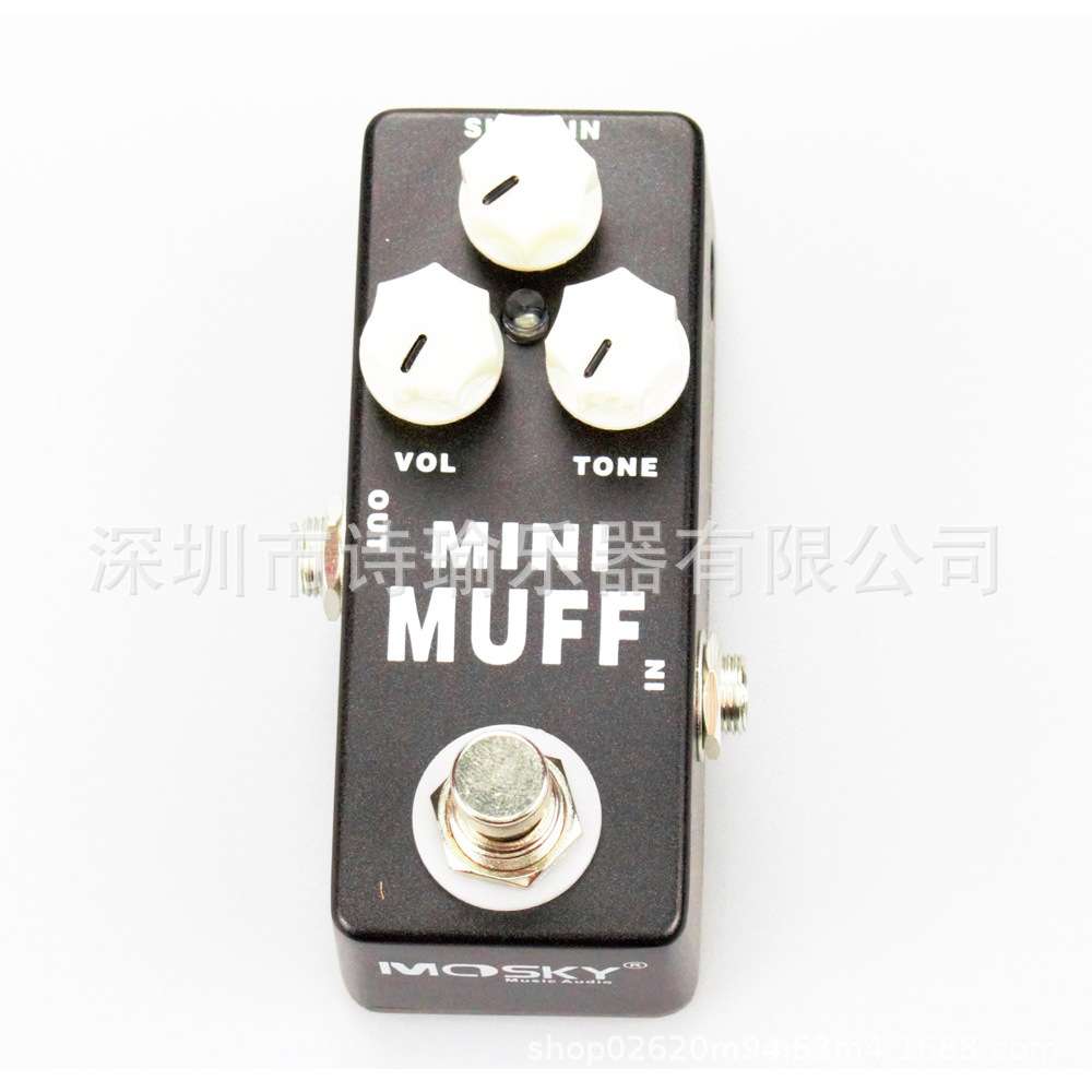 MOSKY MINI MUFF吉他踏板电吉他失真模糊效果踏板