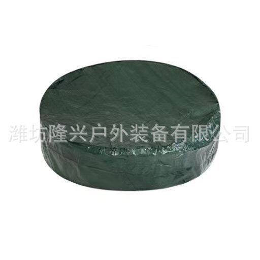 PE圆家具罩圆形编织布家具罩家具套圆形帆布套PE圆形沙发罩
