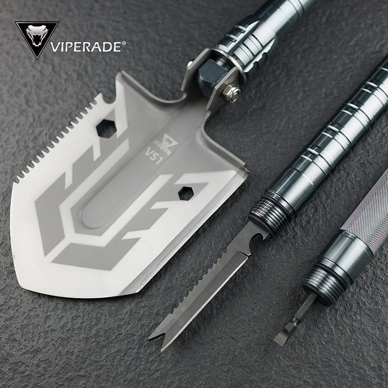 VIPERADE 蝰蛇 VS1 多功能户外铲 野营多用途车载铲子 锰钢工兵铲