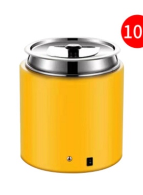 HT    10L 欧式暖汤煲黄色  免水干烧