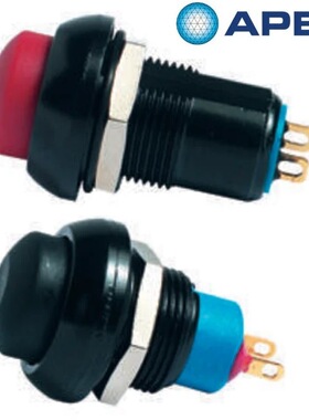 APEM按键开关IP67防水按钮现货IPR3SAD2GLM