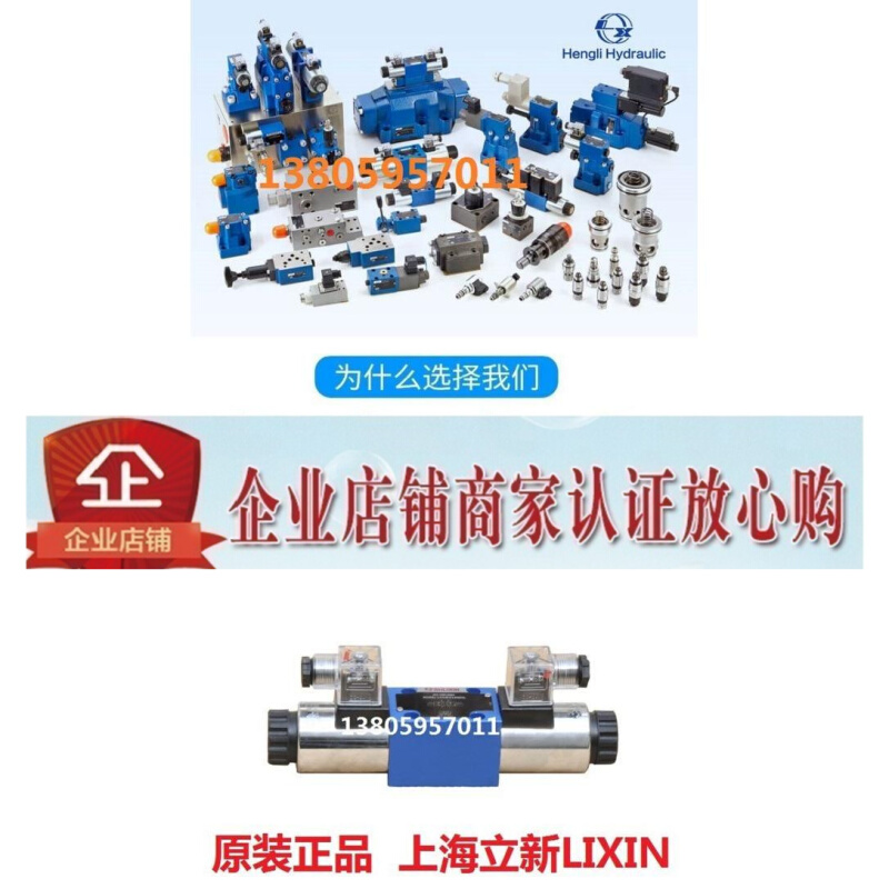 SHLIXIN上海立新电磁阀4WE10C-L3X/CW220-50NZ5L 4WE10B-L3X