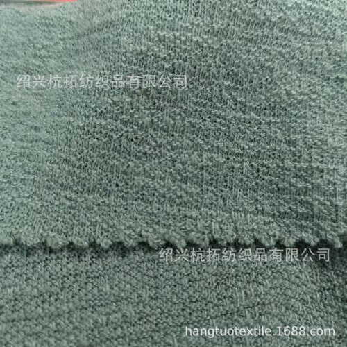 针织220gCVC乱麻汗布全棉TC TR全涤乱麻汗布乱麻提花布