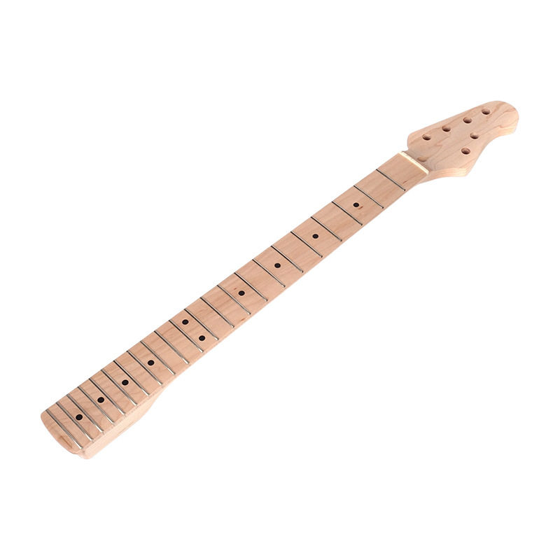 电吉他琴颈枫木音乐人 musicman 22品琴颈原木色琴头琴柄无背中线