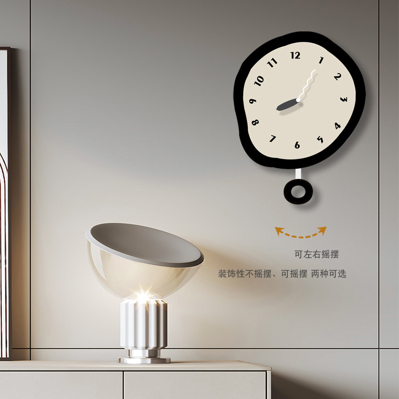 ?时钟挂墙家用装饰现代时尚钟表挂钟艺术客厅创意2025新款网红挂