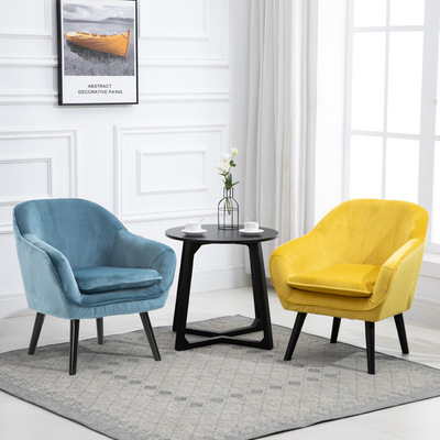 现代简约懒人沙发小户型单人座卧室北欧可爱阳台休闲椅子网红女生