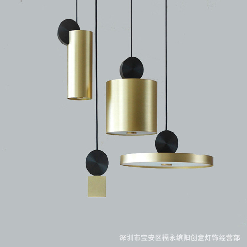 北欧吊灯创意个性餐厅吧台轻奢简欧酒店设计师样板客房床头小吊灯