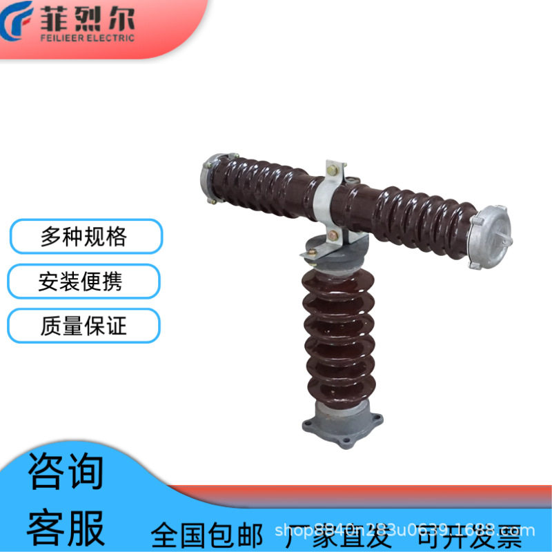 RW10户外高压T型限流熔断器 可卸式熔断器 T型保险熔管防护