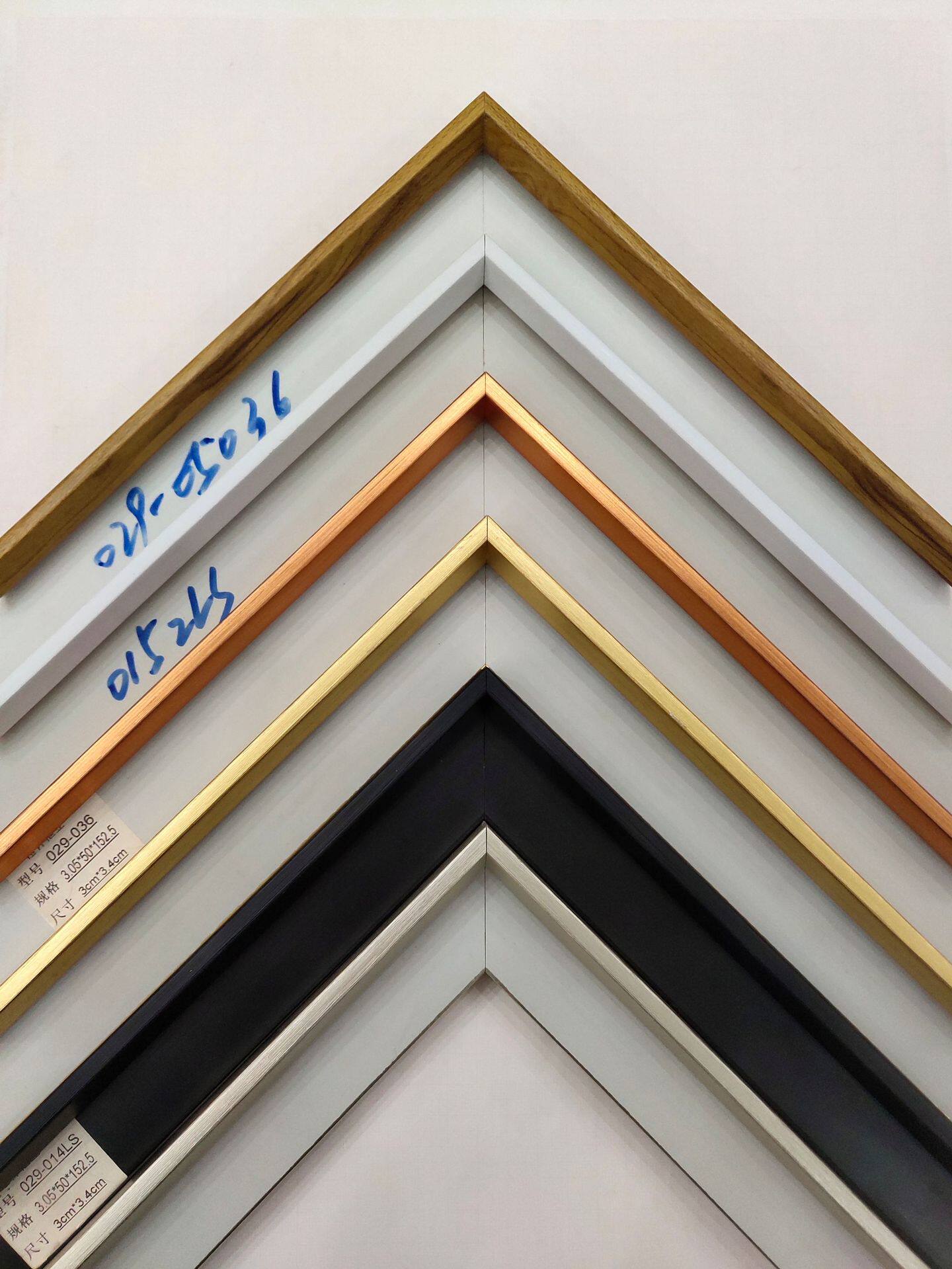 厂家供应ps发泡线条029相框线条画框条冰晶画线条微边框金属拉丝
