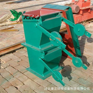 电动双层重锤翻板阀排灰锁风翻板卸灰阀400*400双开门翻板阀棒条