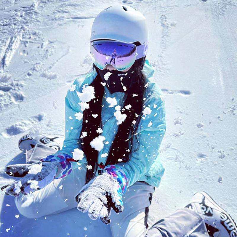 滑雪眼镜男女户外双层防雾滑雪镜卡近视雪镜球面护目镜登山装备