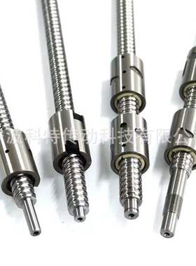 宁波无法兰滚珠丝杆 SCI02510-4  圆筒型螺母带键槽 模组