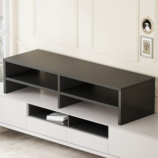 液晶电视置物架升高架子增高底座加高支架电视屏幕收纳柜木架